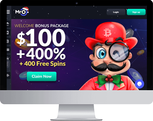 MrO Casino on desktop